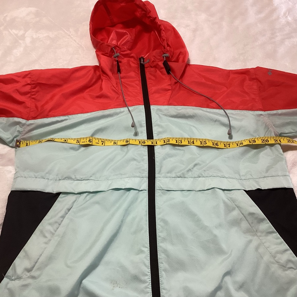 Women’s Columbia Alpine Chill Windbreaker Full Zip Jacket with Hood Size Small - Picture 7 of 9